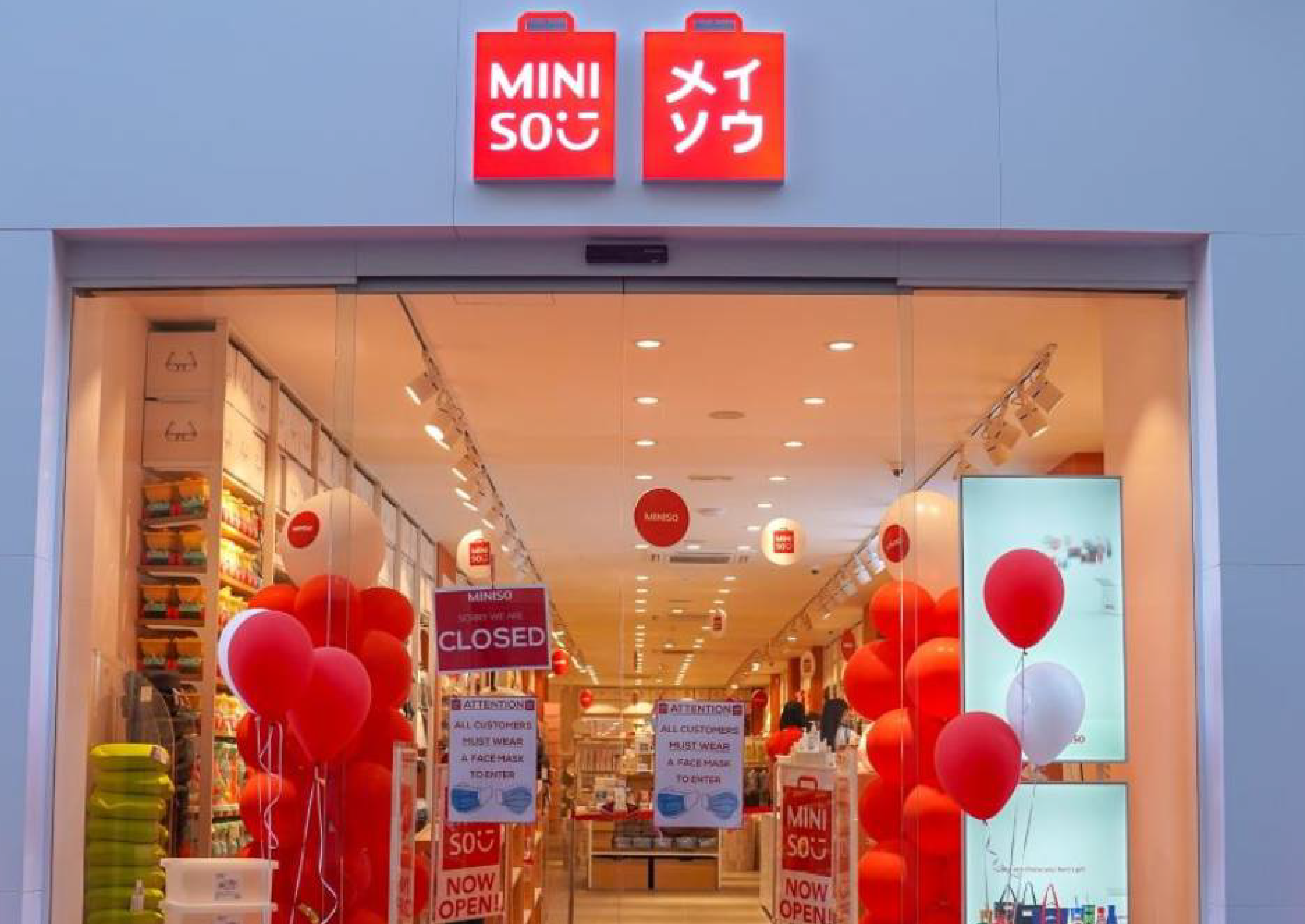 Miniso storefront sliema